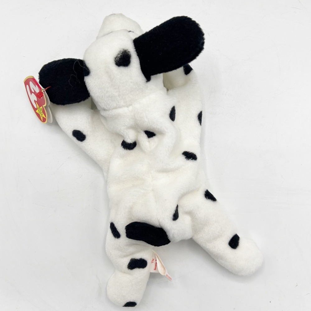 Vintage 1996 Ty Dotty the Dalmatian, Beanie Babies Collection Plush Dog, PVC - Picture 12 of 13